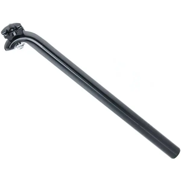Kalloy Satulatolppa 400 x Ø27.0mm Kiillotettu - Musta Bestseller