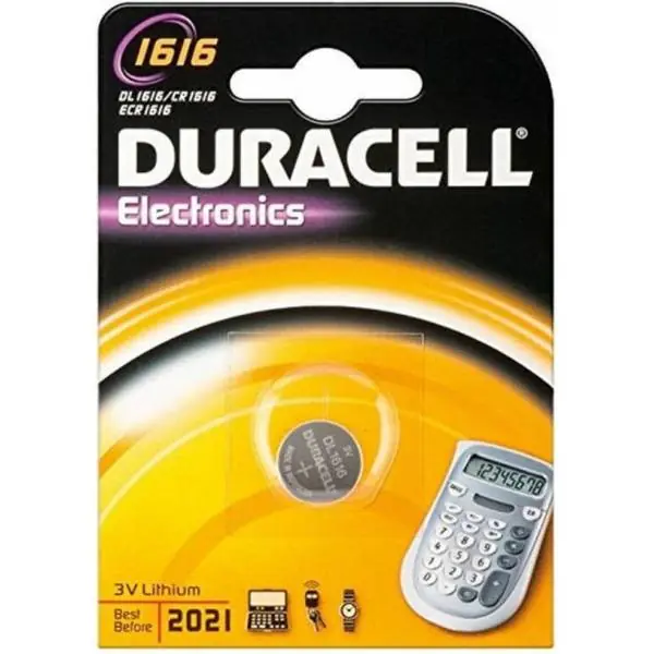 Duracell Paristo CR1616 / DL1616 3V Litium Eniten Myyty