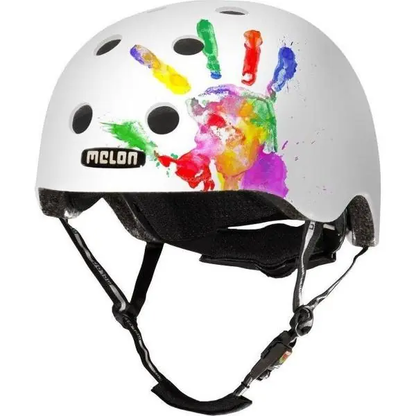 Melon Kypärä Handprint Valkoinen - 2XS/S 46-52 cm Merkkituote