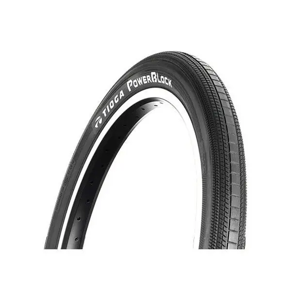 Ajankohtainen Tioga Rengas Teho Block 20 x 1.75 - Musta