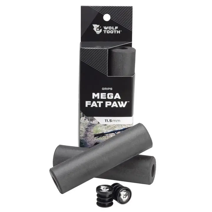 Pakollinen (Must-Have) Wolf Tooth Mega Fat Paw Grips Black
