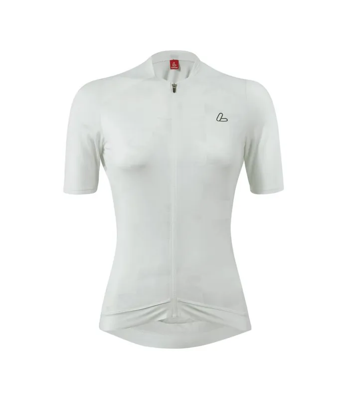 Superhinta Löffler W Bike Jersey Skys Escape Creme White