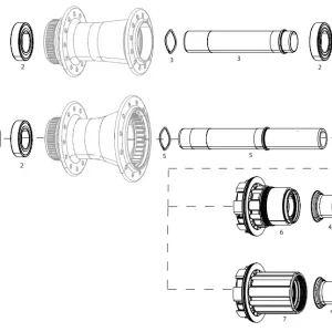 Alennus ZIPP Freehub Body ZR1-napaan