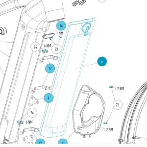 Edullinen Akun suojakuori Focus Aventura/Jarifa/Thron Smart system pyöriin (Runkokoot M,L & XL)